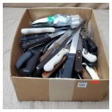 Large Lot of Assorted Kitchen Knives