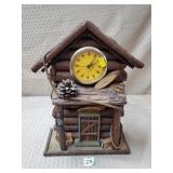 Rustic Quartz Cabin Clock
