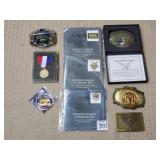 NRA Medallions, Belt Buckles, Other Collectibles