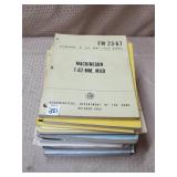 Cold War Era Army Field Manuals &Training Booklets