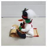 Annalee Thorndike Snowman on Sleigh Doll