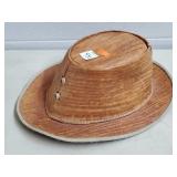 Vintage Leather Western Style Hat