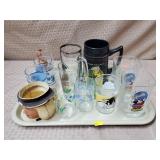 Vintage Glassware & Collectible Mug Lot
