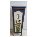 Birdhouse & Sunflowers Decorative Cabinet