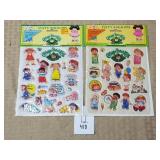 1983 Cabbage Patch Kids Puffy Stick-Ons Sealed