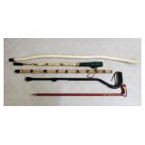 Lot of Assorted Walking Canes