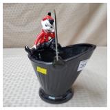 Ceramic MCM Devilish Elf on A Coal Bucket