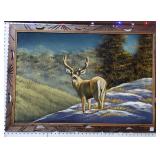 Signed Augusto Velvet Painting