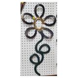 Metal Horseshoe Welded Sunflower Wall Art