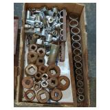 Huge Lot of Mixed Metal Sockets Tools