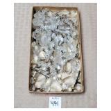 Box of VIntage Cut Glass Chandelier Prisms