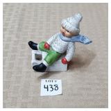 Goebel Figurine "Boy on Sled"