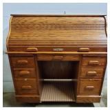 Winners Only Inc. Dark Oak Roll Top Desk