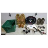 Large Mixed Vintage Wall Decor & Collectibles