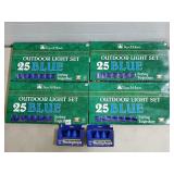 Lot of Blue Xmas Lights, NIB