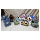 Lot of Assorted Bird Houses
