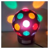 Rotating Multicolor Disco Party Light, It works!