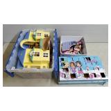 Large Tote of Mixed Lego Belville Clickits,