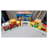 1973 Fisher Price Play Family Village w/ Box