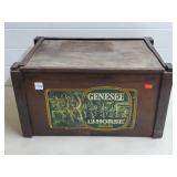 Genesee 12 Horse Ale Wood Crate