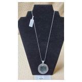 Labarodorite Pendant Necklace with Chain