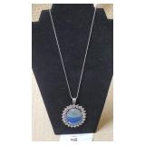 Multy Onyx Pendant Necklace with Chain