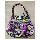 Vera Bradley Purple Quilted Handbag/ Shoulder