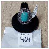 Turquoise Ring Size 8
