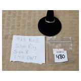 BGE .925 Today Ring, Size 8