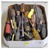 Tray of Assorted Screwdrivers