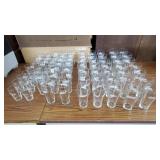 Large Lot of Vintage Coco Cola Contour Glasses