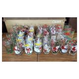 Coca Cola Christmas, Norman Rockwell Glasses