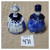 VK Delft Holland Salt & Pepper Shakers