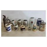 Lot of Vtg German Beersteins, Bavarian Festival