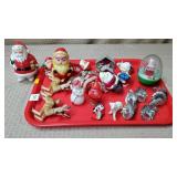 Lot of Assorted Vintage Xmas Decorations