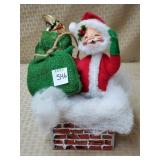 Annalee Thorndike Santa Outta Chimney Doll