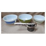 Vintage Mixing Bowls, Fireking, Anchor Hocking