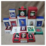 Lot of Assorted Hallmark Keepsake Xmas Ornaments