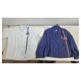 Lot of 2 Vintage Gulf Service Jacket & Shirt