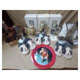 Coca Cola Santa Tray, Avon Beersteins w/ Boxes,