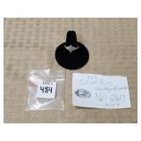 .925 Sterling Ring w/ Diamond Clusters