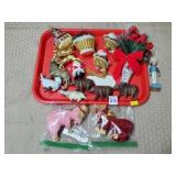 Lot of Vintage Christmas Decorations