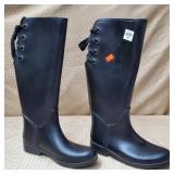 Used Coach Tristian Tall Leather Riding Boots