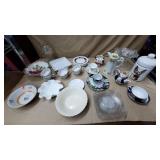 Large Mixed Lot China, Teapots, Cups, Saucers,