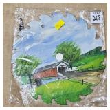 Painted Cover Bridge Saw Blade