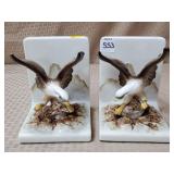 Otagiri Handcrafted Bald Eagle Bookends