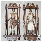 Syracuse John Pilgrim & Priscilla Wood Plaques
