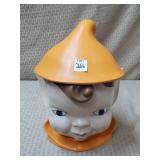 Vintage Holland Mold Pixie Head Cookie Jar