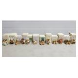 Lot of Cherished Teddies Resin Figurines w/ Boxes