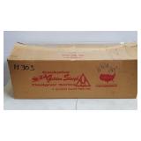 White Artifical Xmas Tree, Ornaments, Metal